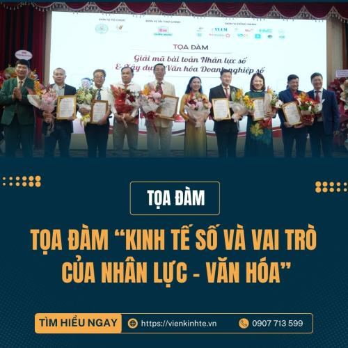 Ông Trần Quang Thắng - Viện Trưởng Viện Kinh Tế Và Quản Lý TP.HCM: Tham Dự Hội Thảo Khoa Học Về Kinh Tế Số, Nhân Lực và Văn Hóa