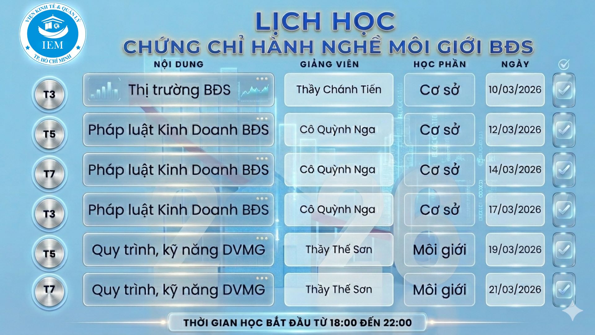 📚 Lịch trình và nội dung đào tạo chi tiết: