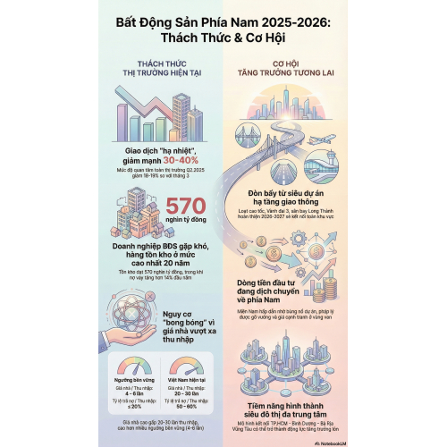 Phần 3: Tình hình BĐS phía nam 2025-2026